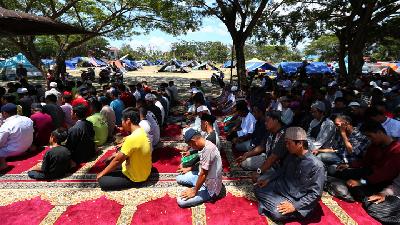 Pengungsi Korban Gempa dan Tsunami Sulteng Tercatat 62.359 orang