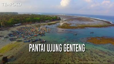 Video Drone: Pantai Ujung Genteng, Pesona yang Terabaikan