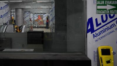 Intip Progres Proyek Terminal MRT Bundaran HI