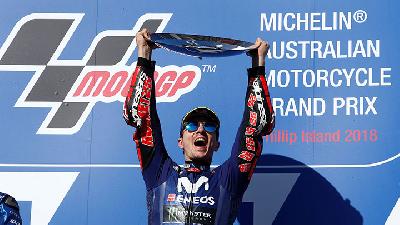 Maverick Vinales Juarai MotoGP Australia