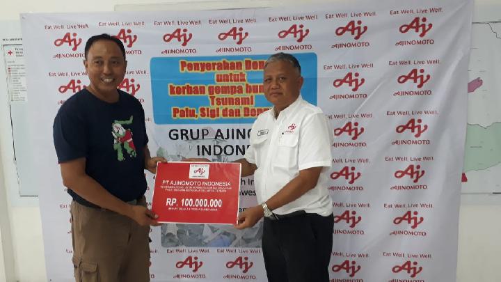 Ajinomoto Peduli Palu, Sigi, dan Donggala