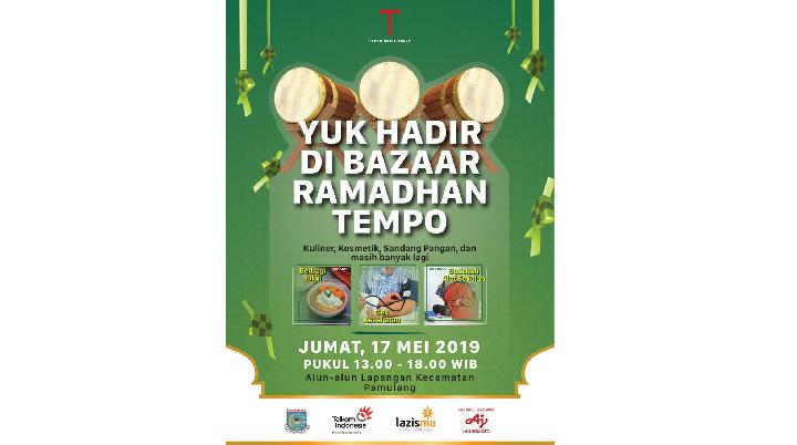 Tempo Gelar Bazaar Ramadhan