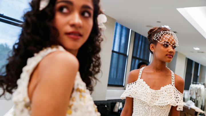 Take A Look At The Wedding Dress Made From Crocheted Toilet Paper