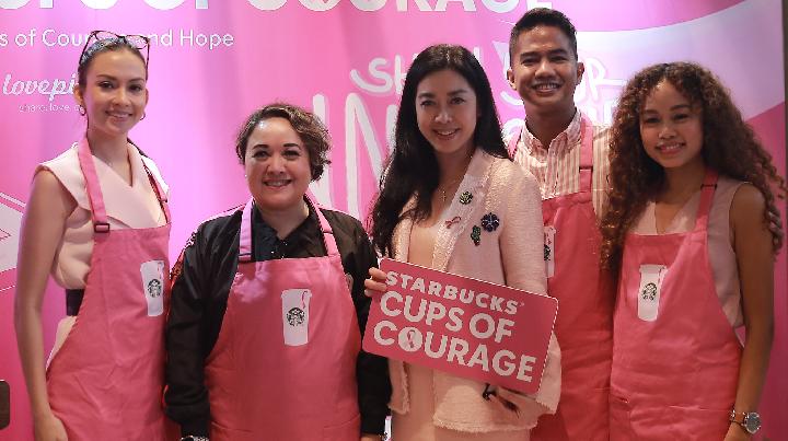 Tularkan Energi Positif melalui Semangat 'Starbucks Cups of Courage'