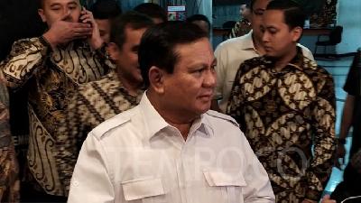 Gerindra Attests to Prabowo`s Pledge to Help Jokowi