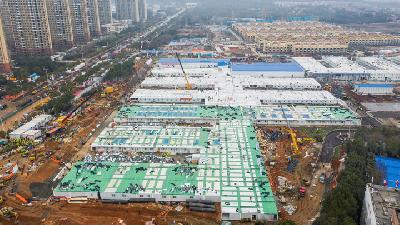 After 8-Day Construction, China Virus Hospital to Receive Patient
