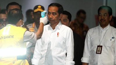 Jokowi and His Ministers Undergo COVID-19 Tests
