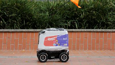 Dampak Pandemi Corona, Sejumlah Negara Kerahkan Robot Pengantar