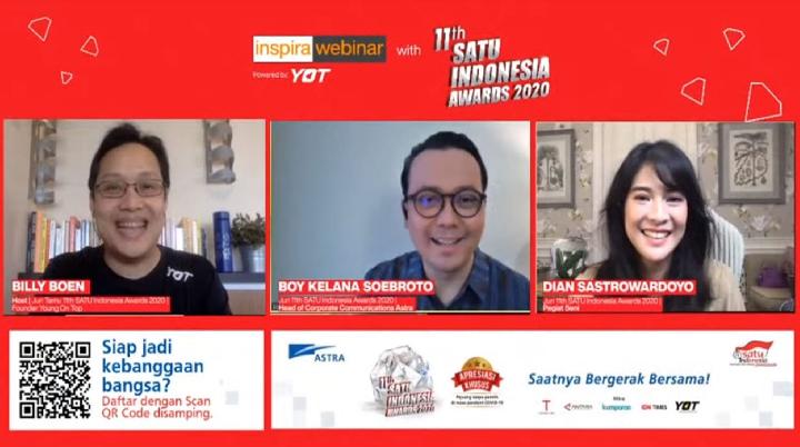 SATU Indonesia Awards 2020 Gelar Diskusi Online