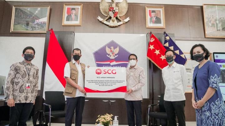 SCG Serahkan Bilik Swab Bertekanan Positif Kepada BNPB
