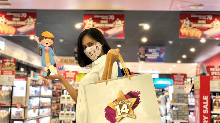 Rayakan Ulang Tahun Ke-14, Watsons Menggelar