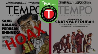 Keliru, Cover Majalah Tempo Berjudul Sang Dalang Perusak Bhinneka