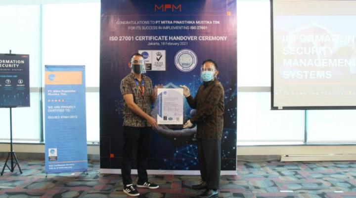 Sistem Manajemen Keamanan Informasi MPM Raih Sertifikasi