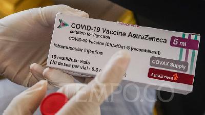Jakarta Follows Central Govt's Policy on Use of AstraZeneca Vaccine