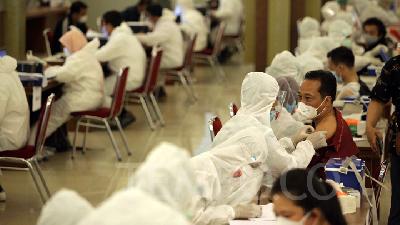 Covid-19 Vaccination; Millions of Jakartans Inoculated