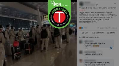 Keliru, Klaim Ini Foto Penumpang Lion Air dari Cina yang Diturunkan Tanpa Lewat Jalur Imigrasi