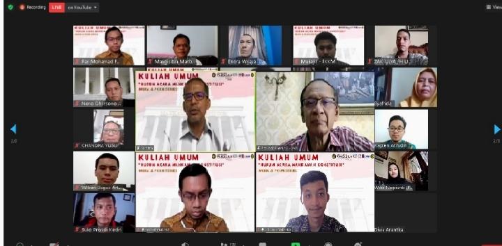 Kuliah Umum Universitas Pancasila Bahas Peradilan Konstitusi
