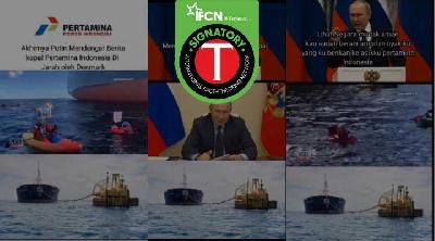 Keliru, Klaim Putin Marah karena Kapal Pertamina Indonesia yang Membawa Minyak dari Rusia Dijarah Denmark