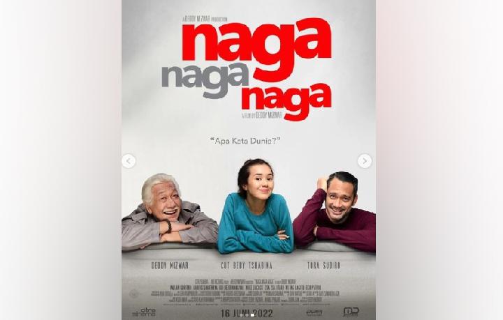 Poster film Naga Naga Naga yang tayang perdana di bioskop pada Kamis, 16 Juni 2022. Foto: Instagram/@naganaganagafilm