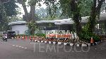 A photograph of Tebet Eco Park that is still closed on Sunday, July 3, 2022. TEMPO/Arrijal Rachman