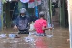 A flooded area in Kebon Pala, Jakarta, Monday, August 15, 2022. ANTARA/HO-Personal Doc.