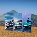 Tiga mobil listrik Neta yang akan meluncur di GIIAS 2023. (Foto: Instagram/@netaindonesia)