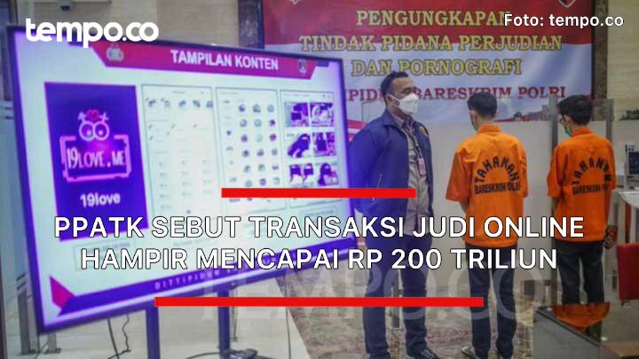 Perputaran Uang Judi Online Hampir Rp 200 Triliun, Indonesia Darurat Judi Online?