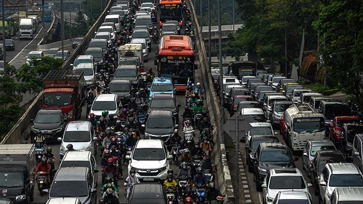 Ilustrasi Macet. Tempo/Tony Hartawan