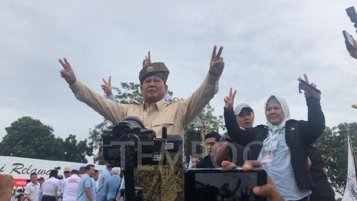 Prabowo Minta Mandat Rakyat Indonesia untuk Diberi Kesempatan Bekerja Sejujur-jujurnya
