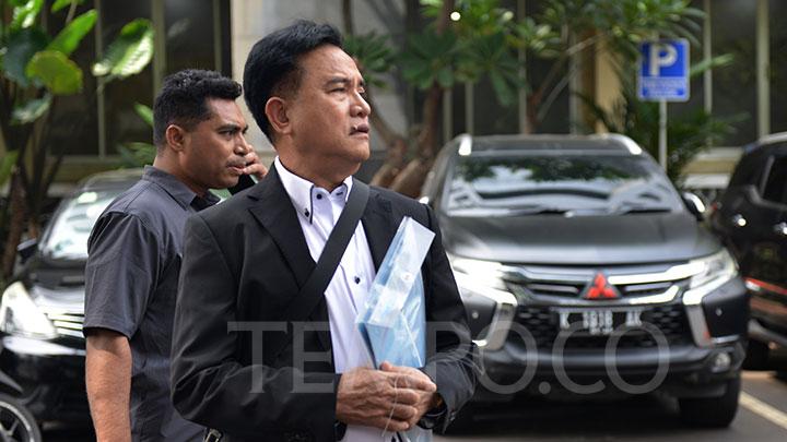 Yusril Sebut Foto Pertemuan Firli Bahuri dan SYL di GOR Tangki Hanya sebagai Petunjuk Hakim