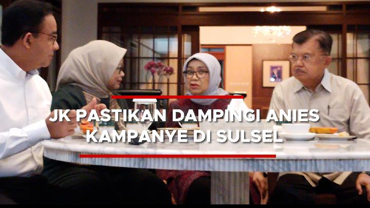 Anies Baswedan dan JK Sarapan Bersama, Santap Nasi Kuning dan Coto Makassar