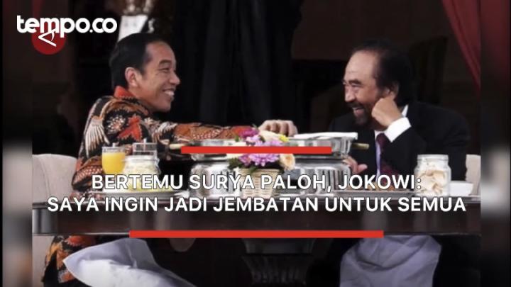 Bertemu Surya Paloh, Jokowi: Saya Ingin Jadi Jembatan untuk Semua