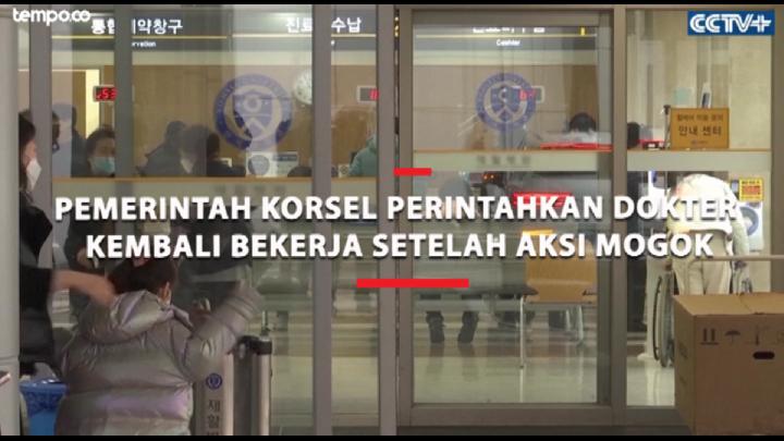 Pemerintah Korea Selatan Perintahkan Dokter Kembali Bekerja Setelah Aksi Mogok