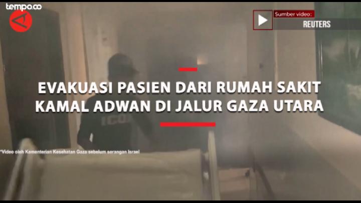 Delegasi PBB Evakuasi Pasien dari Rumah Sakit Kamal Adwan di Jalur Gaza Utara