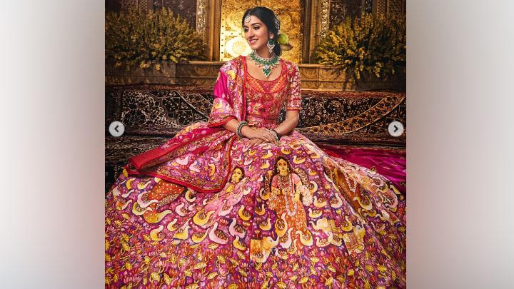 Radhika Merchant Memadukan Sulaman dan Lukisan untuk Gaun Kedua Pernikahannya