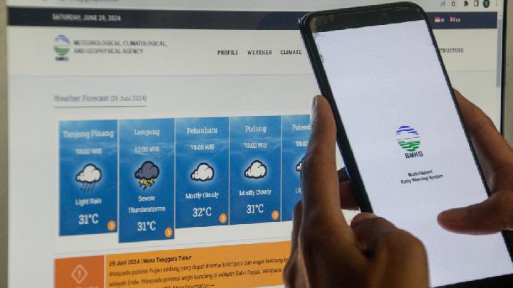 BMKG's Weather Forecast: Drizzles to Wet Greater Jakarta Today