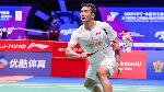 Indonesian men's singles player Jonatan Christie at the 2024 China Masters. Credit: PBSI Public Relations and Media Team