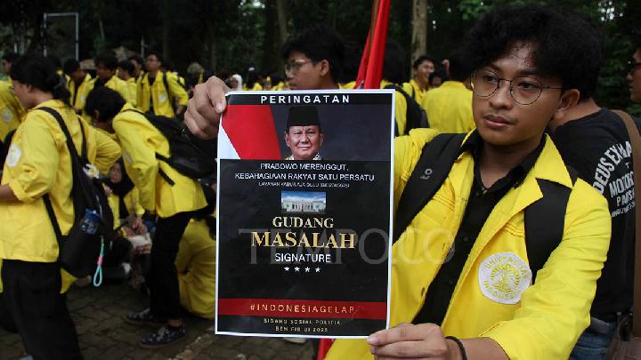 BEM UI Condemn Prabowo's Accusation of Paid Protesters
