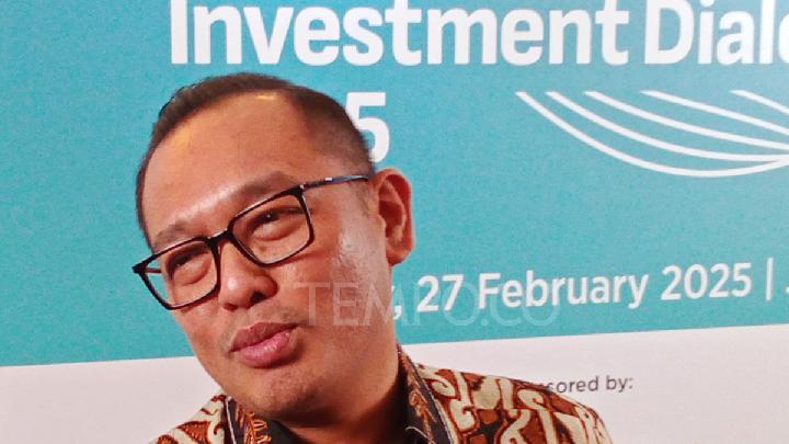Wakil Menteri Investasi dan Hilirisasi Todotua Pasaribu menghadiri acara Indonesia Green Energy Investment Dialogue 2025 di Hotel St Regis, Jakarta, 27 Februari 2025. Tempo/Sultan Abdurrahman