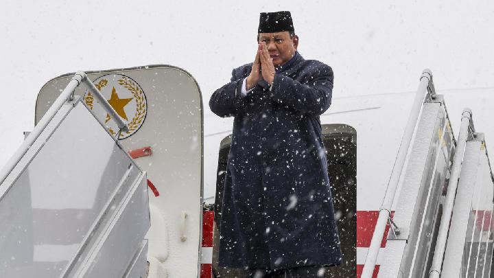 Indonesia's Prabowo Departs for to Qatar