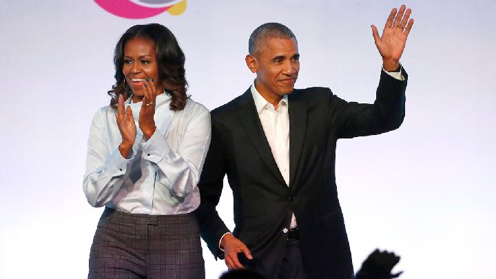 Michelle Obama dan Barack Obama. Dok. Obama Foundation