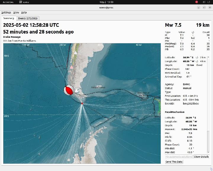 Argentina Hit by Magnitude 7.5 Earthquake, Three Aftershocks Follow