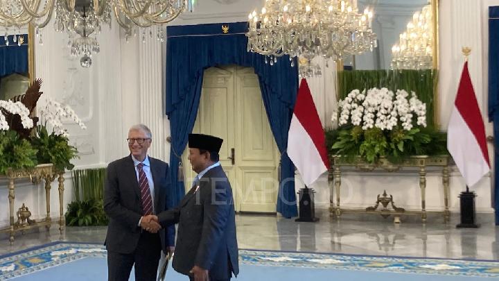 Prabowo Hosts Bill Gates for Talks on Sustainable Development and Free Meals