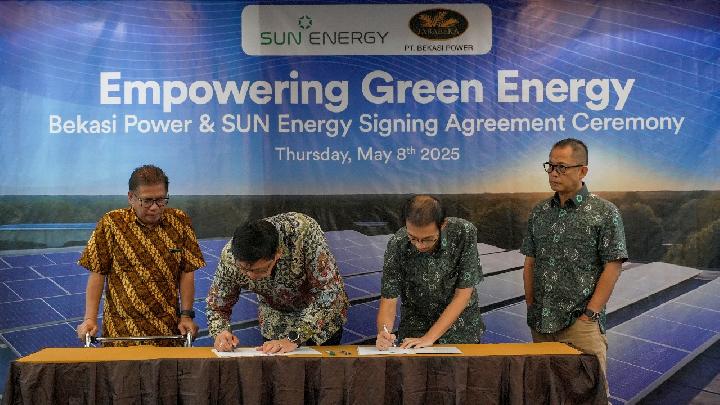SUN Energy dan Bekasi Power Jalin Kerja Sama Kembangkan PLTS