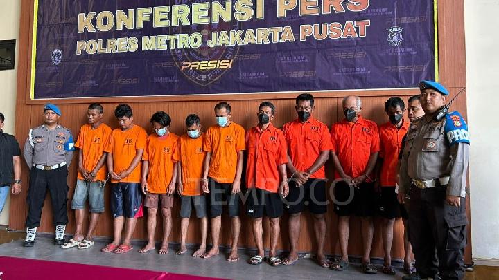 52 Suspects Nabbed in Bandung City Police Crackdown on Thuggery