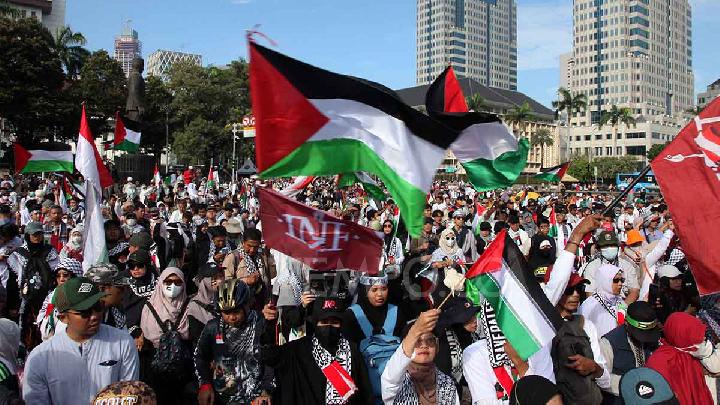 Pro-Palestine Rally at Monas, Police Deploy 2,123 Personnel