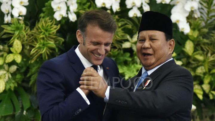 Prabowo, Macron to Visit Akmil Magelang and Borobudur Temple Today