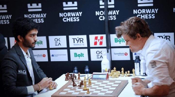 Magnus Carlsen Slams Table in Frustration After Loss to Gukesh at Norway Chess 2025