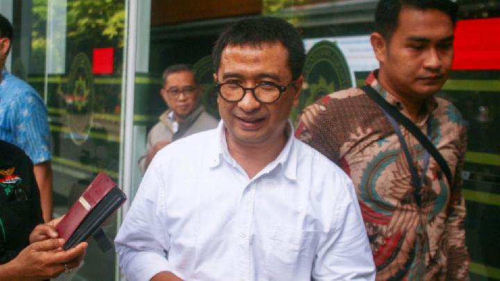 Terdakwa kasus dugaan korupsi pengadaan alat pelindung diri (APD) COVID-19, Budi Sylvana setelah menjalani sidang putusan di Pengadilan Tipikor, Jakarta, 5 Juni 2025. Tempo/Magang/Muhammad Rizky Fadhlurahman 