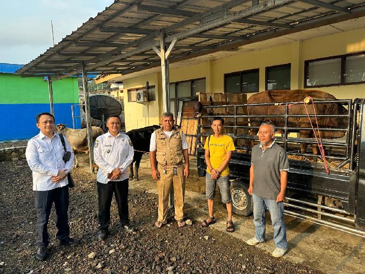 Dukung Sosialisasi PLTA Cimandiri 3, BCE Berikan 3 Sapi